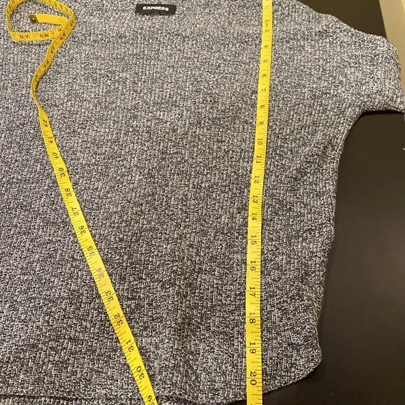Express Sweater Gray XS - Picture 4 of 6